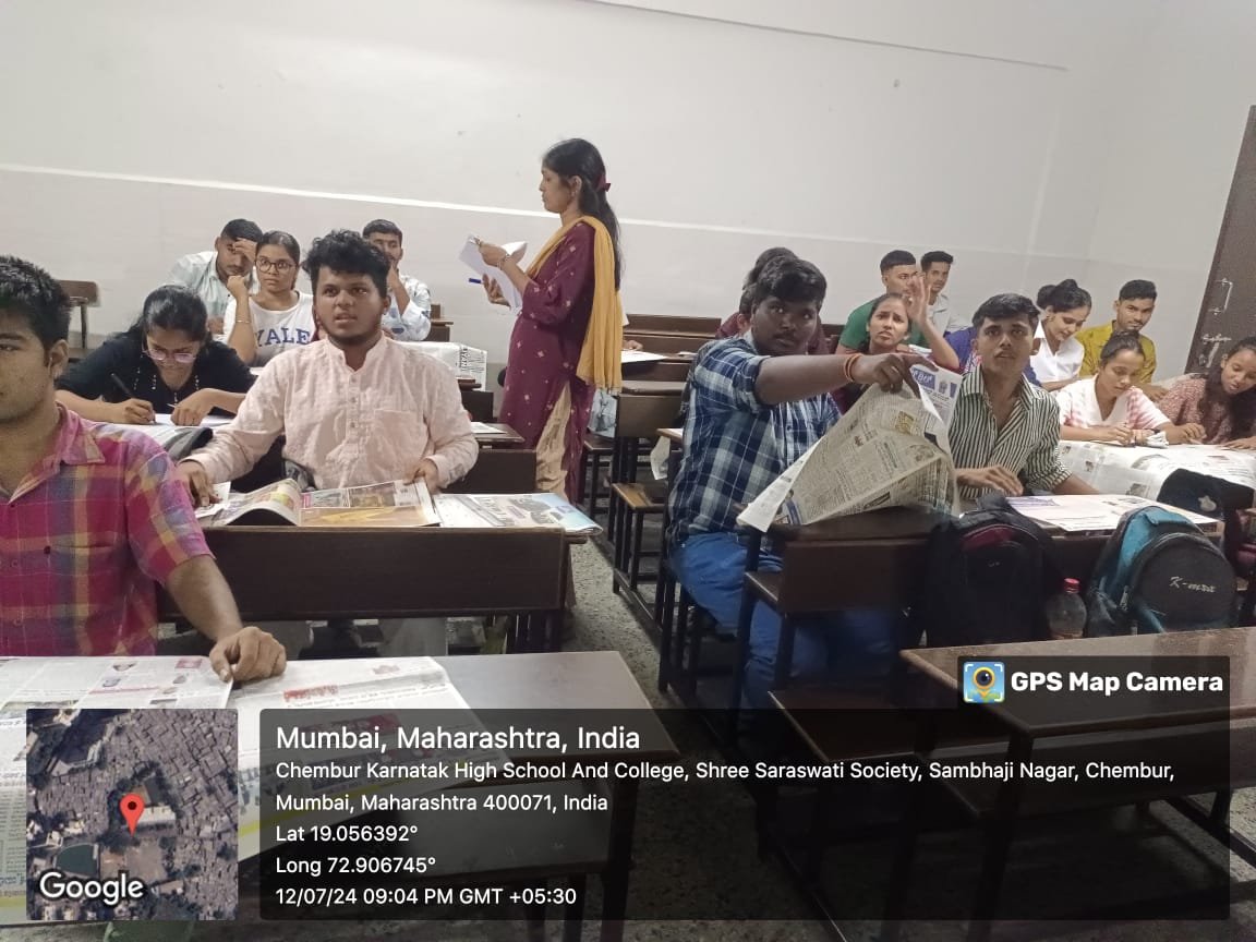 Chembur Karnataka Night College Sharing and Caring